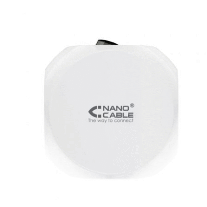 Regleta nanocable 10.37.0001/ 3 tomas de corriente/ 2 usb - 2 usb tipo-c/ cable 1.4m/ blanca - Imagen 4