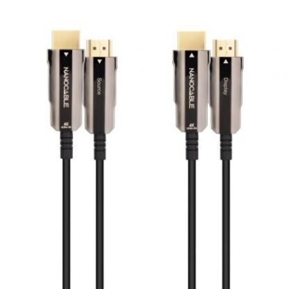 Cable hdmi 2.0 aoc 4k nanocable 10.15.2015/ hdmi macho - hdmi macho/ 15m/ negro - Imagen 2