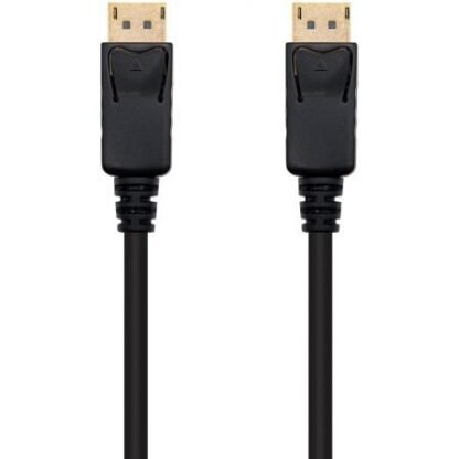 Cable displayport 1.2 4k nanocable 10.15.2305/ displayport macho - displayport macho/ 5m/ negro - Imagen 2