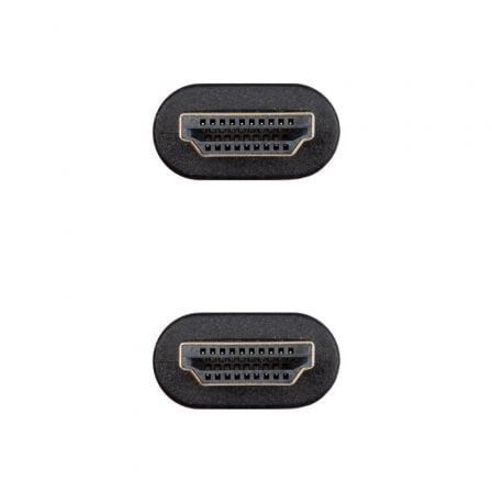 Cable hdmi 2.0 4k ccs nanocable 10.15.3905/ hdmi macho - hdmi macho/ 5m/ negro - Imagen 3