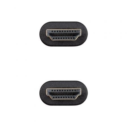 Cable hdmi 2.0 4k ccs nanocable 10.15.3907/ hdmi macho - hdmi macho/ 7m/ negro - Imagen 3