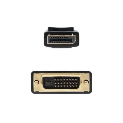 Cable conversor nanocable 10.15.4502/ displayport macho - dvi macho/ 2m/ negro - Imagen 2