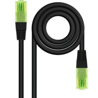 Cable de red rj45 utp nanocable 10.20.1400-l30-bk cat.6/ 30cm/ negro