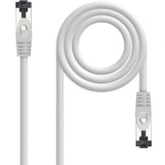 Cable de red rj45 sstp nanocable 10.20.2000-l25 cat.8.1/ 25cm/ gris