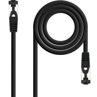 Cable de red rj45 sstp nanocable 10.20.2000-l30-bk cat.8.1/ 30cm/ negro