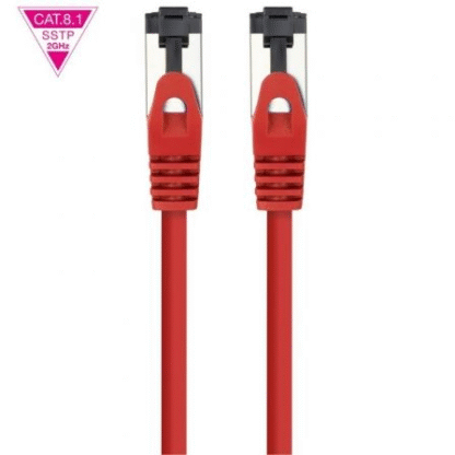 Cable de red rj45 sstp nanocable 10.20.2002-r cat.8.1/ 2m/ rojo - Imagen 2