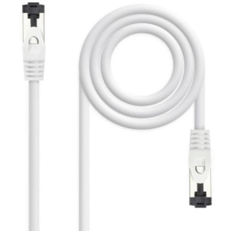 Cable de red rj45 sstp nanocable 10.20.2002-w cat.8.1/ 2m/ blanco