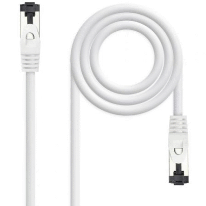 Cable de red rj45 sstp nanocable 10.20.2002-w cat.8.1/ 2m/ blanco