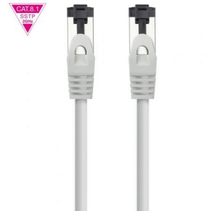 Cable de red rj45 sstp nanocable 10.20.2003 cat.8.1/ 3m/ gris - Imagen 2
