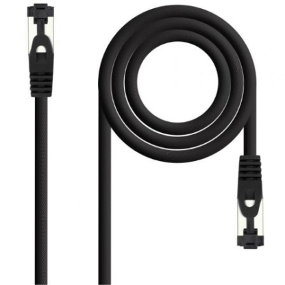 Cable de red rj45 sstp nanocable 10.20.2007-bk cat.8.1/ 7m/ negro