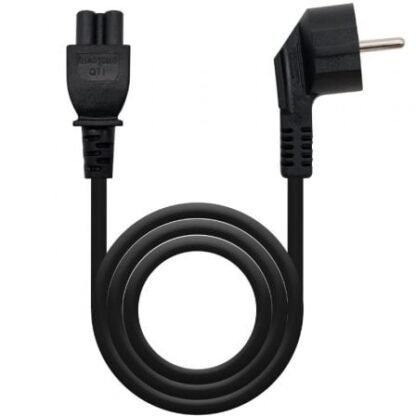 Cable alimentación trébol nanocable 10.22.0302-l200/ schuko macho - c5 hembra/ 2m/ negro - Imagen 2
