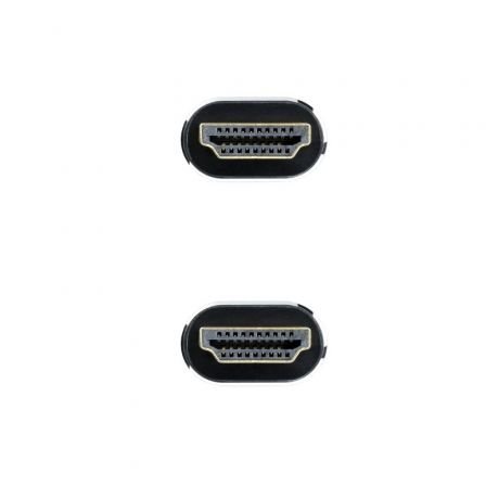 Cable hdmi nanocable 10.15.8003/ hdmi macho - hdmi macho/ 3m/ negro - Imagen 2