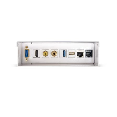 Caja de conexiones nanocable 10.35.0003/ vga - hdmi - jack 3.5 - rca - usb 3.0 - usb 2.0 - 2x rj45 - Imagen 2