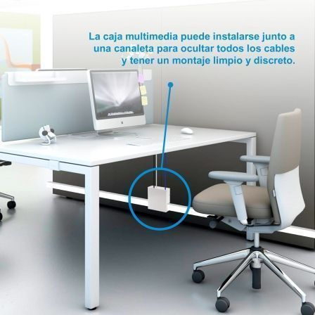 Caja de conexiones nanocable 10.35.0003/ vga - hdmi - jack 3.5 - rca - usb 3.0 - usb 2.0 - 2x rj45 - Imagen 5