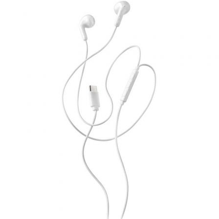 Auriculares intrauditivos ngs cross glide/ con micrófono/ usb tipo-c/ blancos - Imagen 2