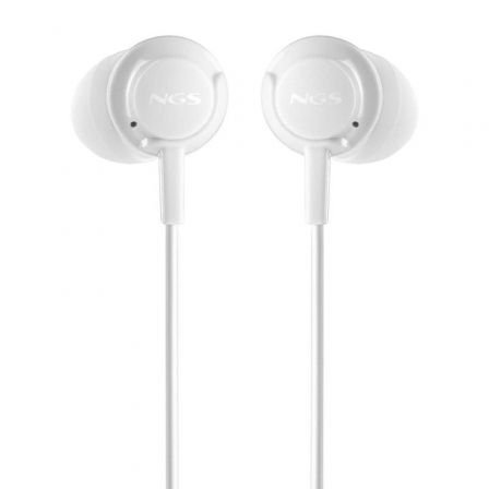 Auriculares intrauditivos ngs cross step/ con micrófono/ usb tipo-c/ blancos - Imagen 3