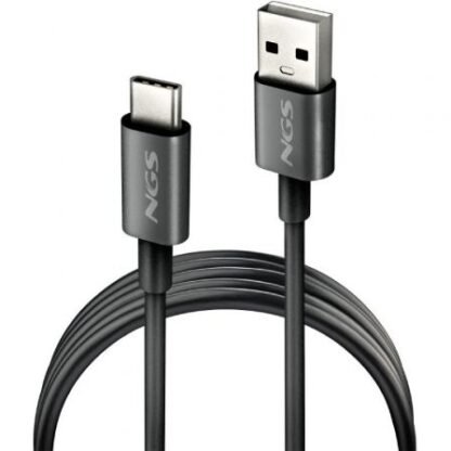 Cable usb 2.0 ngs zyro-ac/ usb macho - usb tipo-c macho/ hasta 15w/ 480mbps/ 1m/ negro - Imagen 2