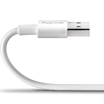 Cable usb 2.0 ngs zyro-ac/ usb macho - usb tipo-c macho/ hasta 15w/ 480mbps/ 1m/ blanco - Imagen 4