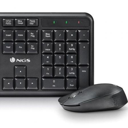 Teclado y ratón inalámbricos ngs harmony kit - Imagen 3