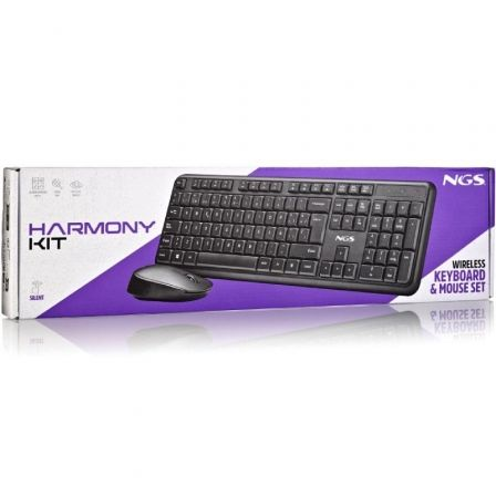Teclado y ratón inalámbricos ngs harmony kit - Imagen 5