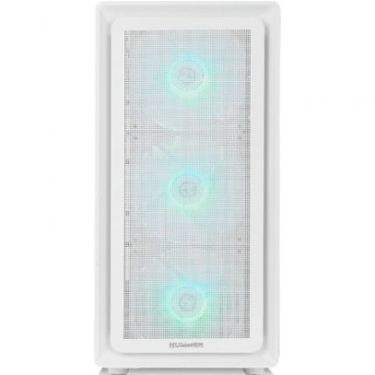 Caja gaming semitorre nox hummer aero/ blanco - Imagen 2