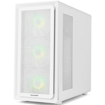 Caja gaming semitorre nox hummer aero/ blanco - Imagen 3