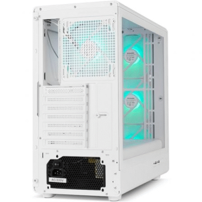 Caja gaming semitorre nox hummer aero/ blanco - Imagen 5
