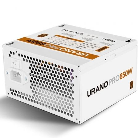 Fuente de alimentación nox hummer urano pro white/ 850w/ ventilador 12cm/ 80 plus bronze