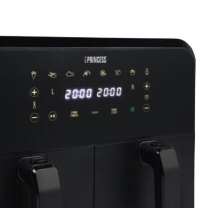 Freidora por aire airfryer / sin aceite princess double basket airfryer 182068/ 2400w/ capacidad 8l - Imagen 3