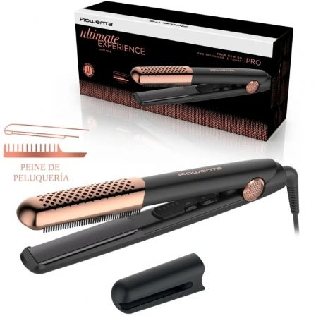 Plancha para el pelo rowenta sf8230f0 inimitable ultimate experience/ negra - Imagen 3