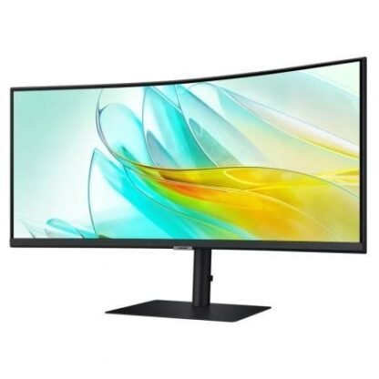Monitor profesional ultraparonámico curvo samsung viewfinity s6 s34c652uau 34"/ uwqhd/ multimedia/ regulable en altura/ negro - Imagen 2