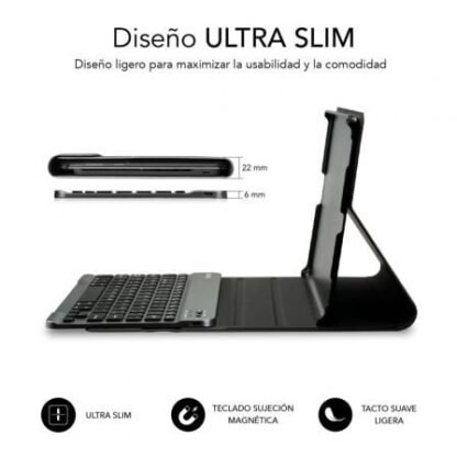 Funda con teclado subblim keytab pro bt para tablet lenovo tab m10 fhd plus de 10.3"/ negra - Imagen 2
