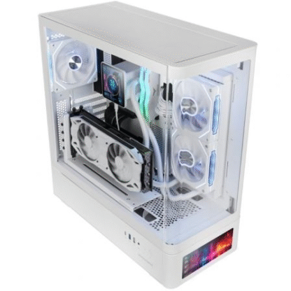 Caja gaming semitorre mars gaming mc-lcdpro/ blanca - Imagen 2