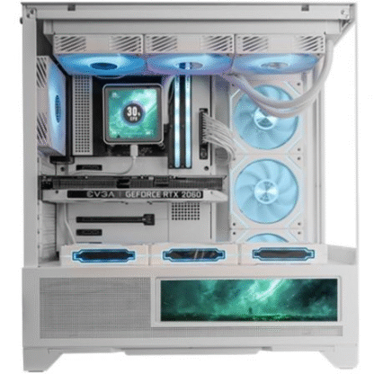 Caja gaming semitorre mars gaming mc-lcdx/ blanca - Imagen 3