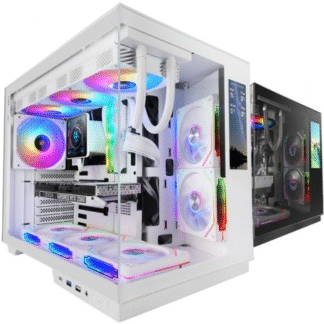 Caja gaming semitorre mars gaming mc-mirage/ blanca
