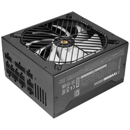 Fuente de alimentación tacens 1vv800m/ 800w/ ventilador 14cm/ 80 plus silver