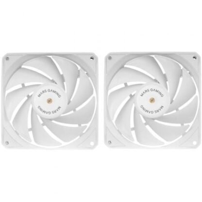 Pack 2 ventiladores mars gaming mf-nclx2/ 12cm