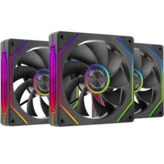 Pack 3 ventiladores invertidos mars gaming mf-linkfinitykit2r/ 12cm/ argb