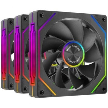 Pack 3 ventiladores invertidos mars gaming mf-linkfinitykit2r/ 12cm/ argb - Imagen 4