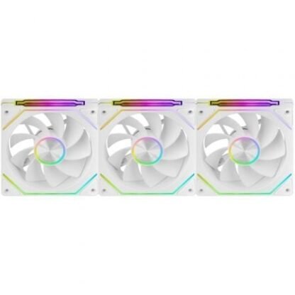 Pack 3 ventiladores invertidos mars gaming mf-linkfinitykit2r/ 12cm/ argb/ blancos - Imagen 5