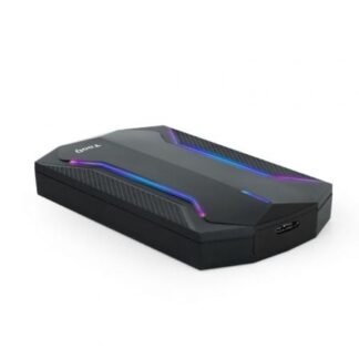 Caja externa gaming para disco duro de 2.5" tooq tqe-2599rgb/ usb 3.1/ sin tornillos