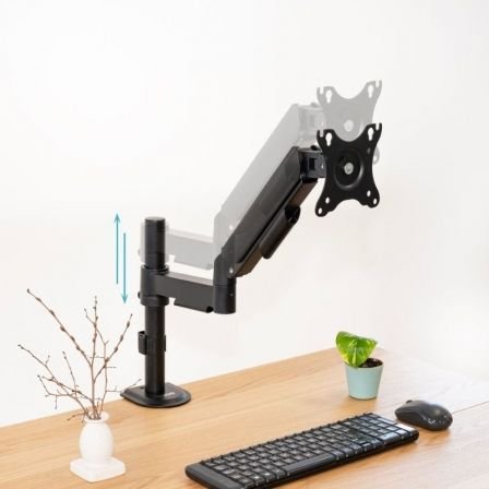 Soporte de mesa para monitor tooq db1532tnr-b/ giratorio/ inclinable/ hasta 9kg - Imagen 2