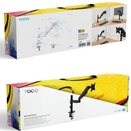 Soporte de mesa para monitor tooq db1532tnr-b/ giratorio/ inclinable/ hasta 9kg - Imagen 5