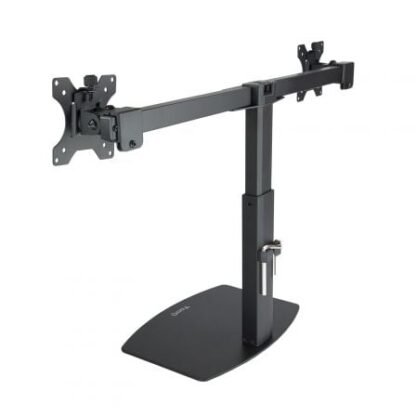 Soporte de sobremesa para 2 monitores tooq db1727tn-b/ giratorio/ inclinable/ hasta 6kg - Imagen 2