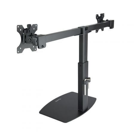 Soporte de sobremesa para 2 monitores tooq db1727tn-b/ giratorio/ inclinable/ hasta 6kg - Imagen 2