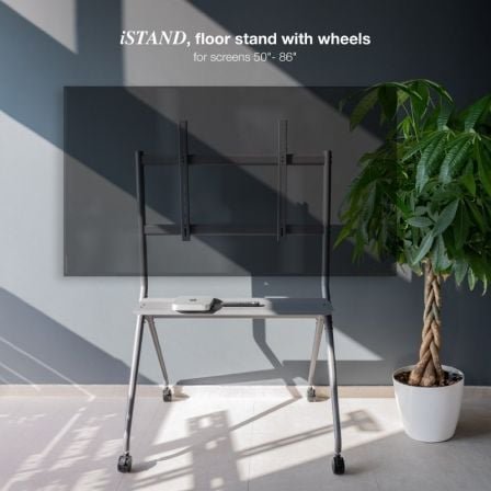 Soporte de suelo con ruedas tooq fs20205m-b para tv de 50-86"/ hasta 120kg - Imagen 5