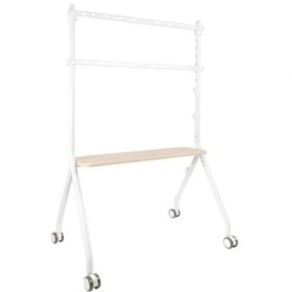 Soporte de suelo con ruedas tooq ilove fs20207m-w para tv de 49-80"/ hasta 50kg