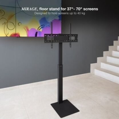 Soporte de suelo tooq fs2285m-b para tv de 37-70"/ hasta 40kg - Imagen 4
