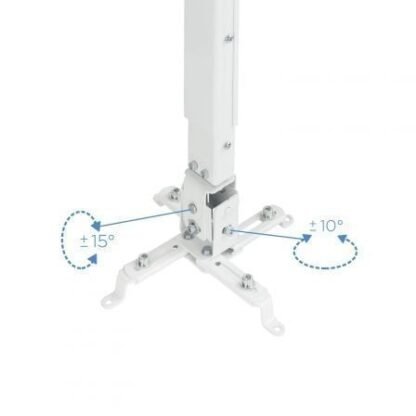 Soporte de techo para proyector tooq pj2012t-w/ inclinable/ hasta 20kg - Imagen 3