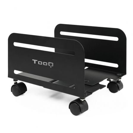 Soporte cpu con ruedas para pc tooq umcs0004-b/ hasta 10kg